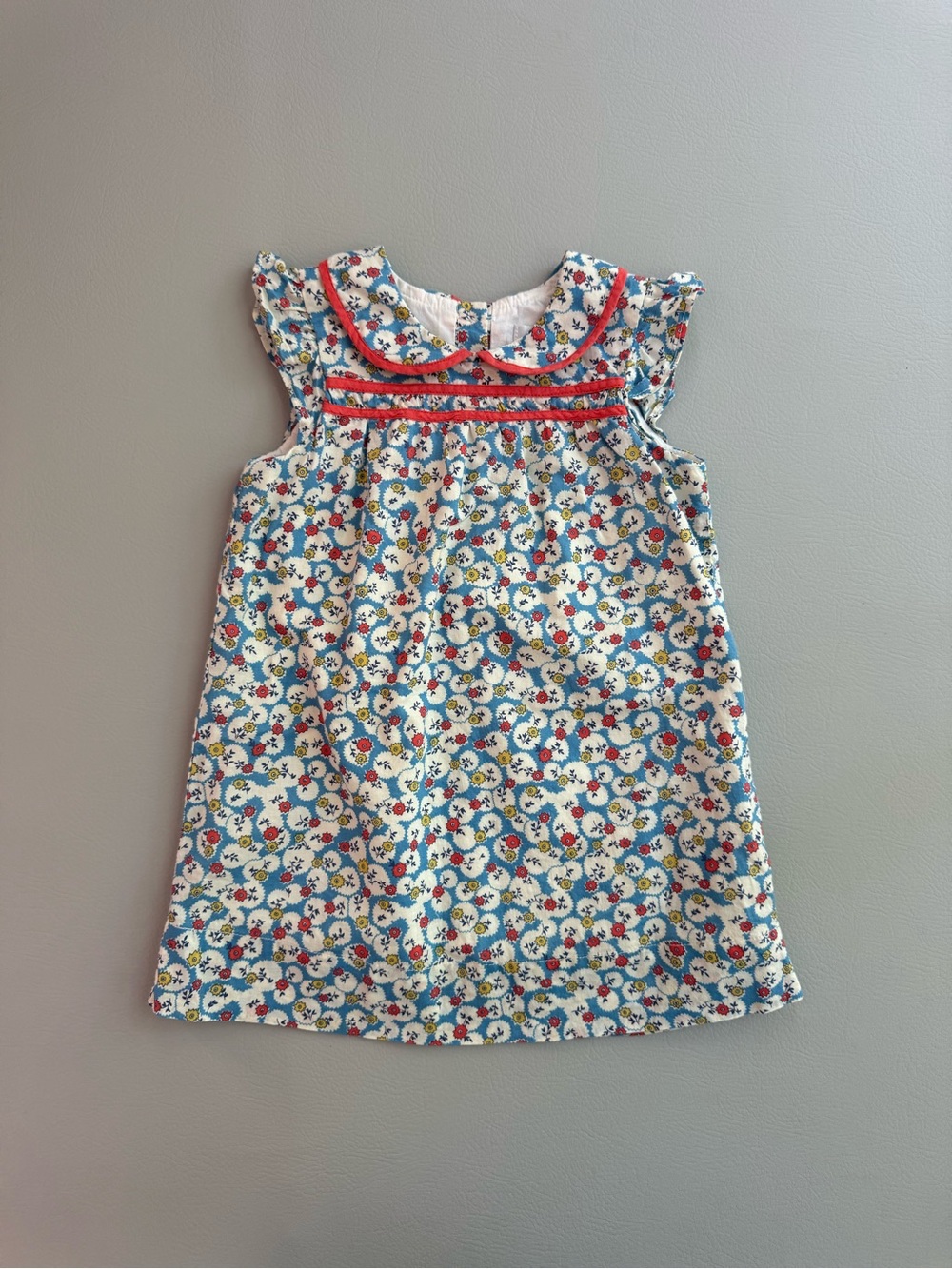 Baby Boden Scandinavian Floral Vintage Liberty Shift Dress Sleeveless  12-18M